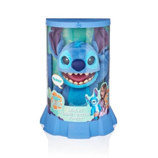 Peluche Interactivo Disney My Real Stitch TTC29000 Sensores FX Alta Calidad Materiales Suaves