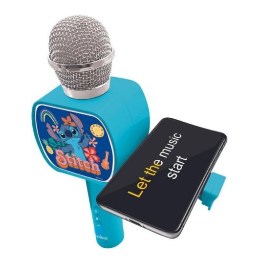 Micrófono inalámbrico Lexibook MIC240D Bluetooth 3W Azul con altavoz y transformador de voz