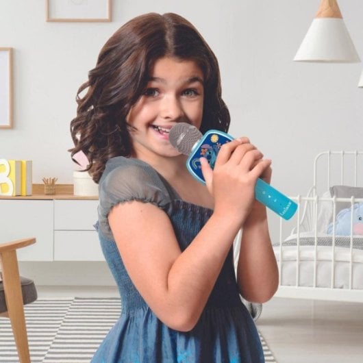 Micrófono inalámbrico Lexibook MIC240D Bluetooth 3W Azul con altavoz y transformador de voz