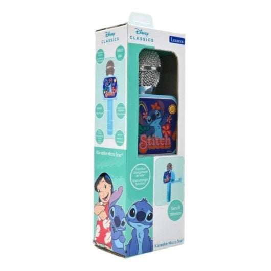 Micrófono inalámbrico Lexibook MIC240D Bluetooth 3W Azul con altavoz y transformador de voz