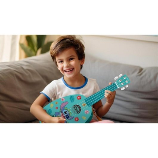 Ukulélé Lexibook Disney Stitch K230D Multicolore pour Enfants 3 à 8 Ans
