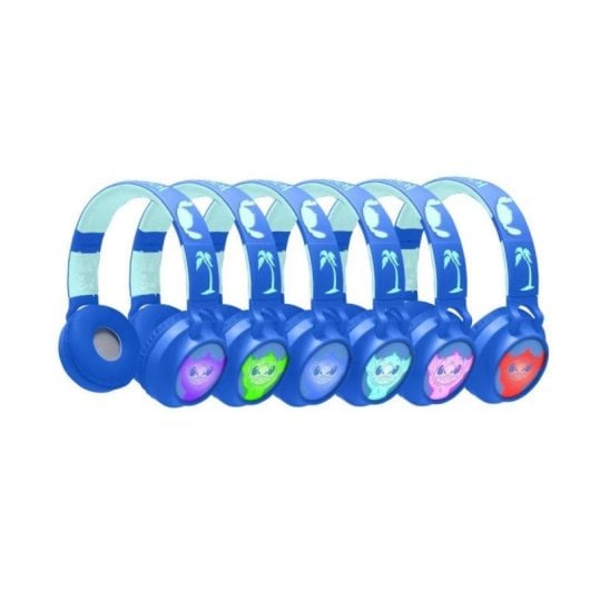 Auricular Lexibook HPBT015D Bluetooth 5.0 con Micrófono SD/TF Azul/Rosa Plegable Infantil