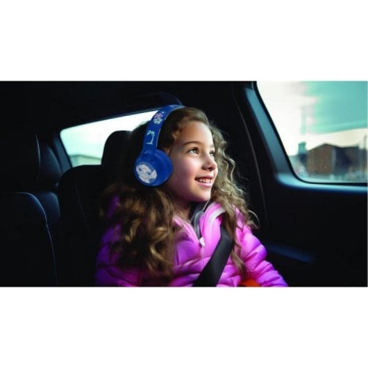 Auricular Lexibook HPBT015D Bluetooth 5.0 con Micrófono SD/TF Azul/Rosa Plegable Infantil