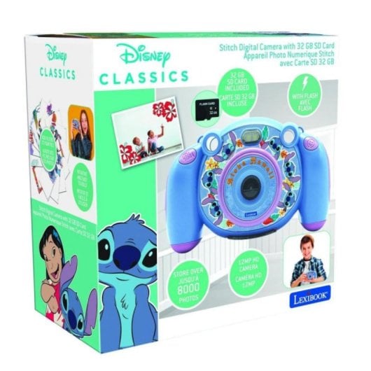 Cámara digital infantil Lexibook DJ080D Multicolor 2” LCD 32GB 1080p Juegos Audio