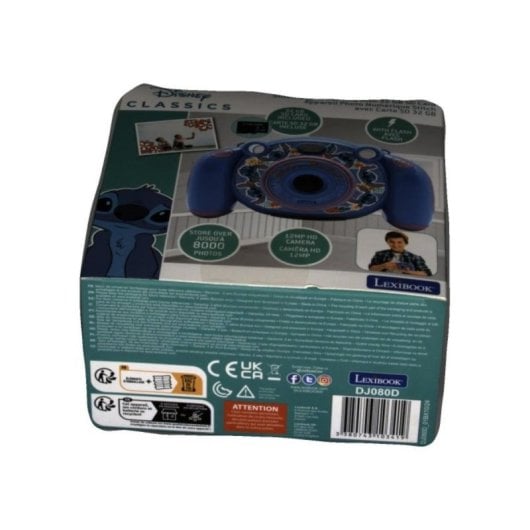 Cámara digital infantil Lexibook DJ080D Multicolor 2” LCD 32GB 1080p Juegos Audio