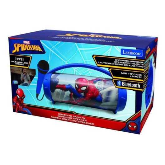 Bluetooth Lautsprecher Lexibook BTP585SPZ Multicolor Kinder 6+ Jahre Wireless Mikrofon Karaoke