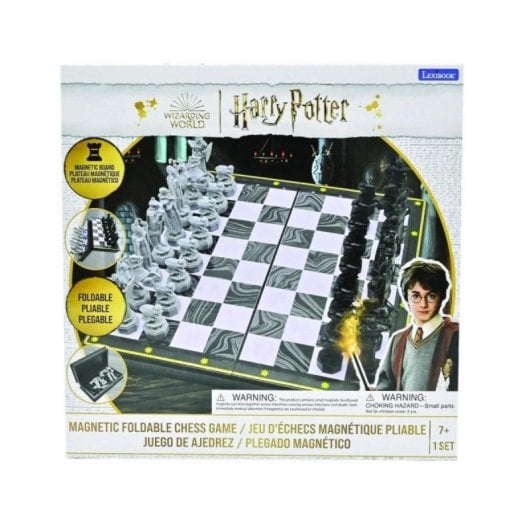 Ajedrez Harry Potter Plegable Magnético Tablero 32x32cm Portátil Almacenaje Interno