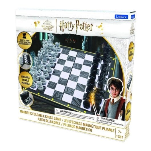 Ajedrez Harry Potter Plegable Magnético Tablero 32x32cm Portátil Almacenaje Interno