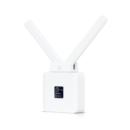 Router Ubiquiti UMR WiFi LTE nano-SIM 2x GbE 1 PoE-out Pantalla táctil 1.3” USB-C