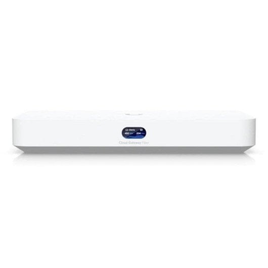 Routeur Ubiquiti UCG-Fiber Fibre 10Gbps ARM Cortex PoE LCM Blanc