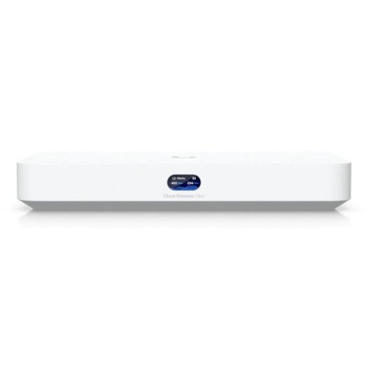 Gateway Ubiquiti UCG-Fiber ARM Cortex 4 Puertos LCM PoE 10Gbps Blanco