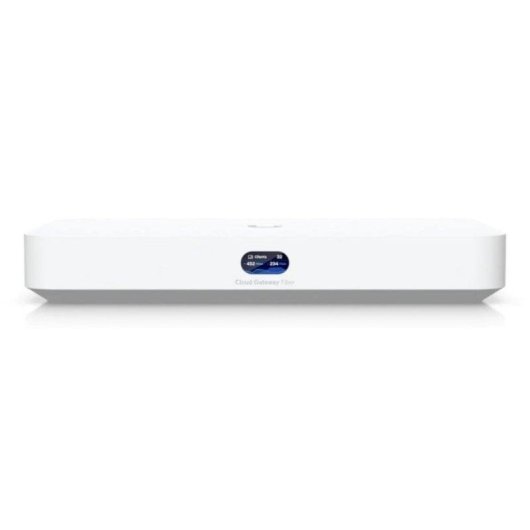 Router Ubiquiti UCG-Fiber Glasfaser 4 Ports LCM PoE 10Gbps Weiß