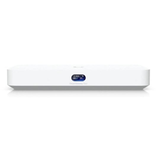 Gateway Ubiquiti UCG-Fiber ARM Cortex 4 Puertos LCM PoE 10Gbps Blanco