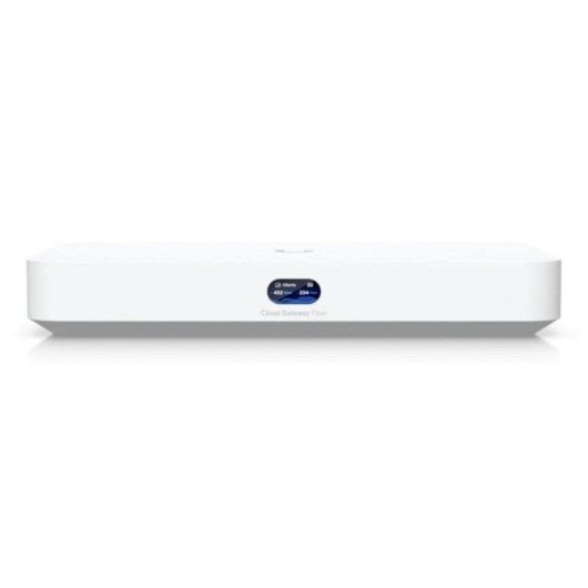 Routeur Ubiquiti UCG-Fiber Fibre 10Gbps ARM Cortex PoE LCM Blanc