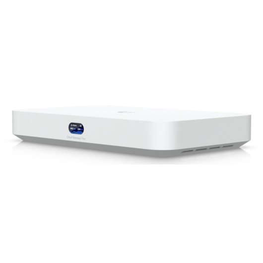 Router Ubiquiti UCG-Fiber Glasfaser 4 Ports LCM PoE 10Gbps Weiß