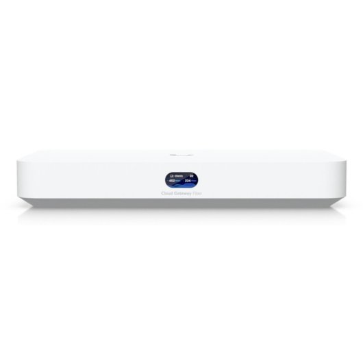 Router Ubiquiti UCG-Fiber Glasfaser 4 Ports LCM PoE 10Gbps Weiß