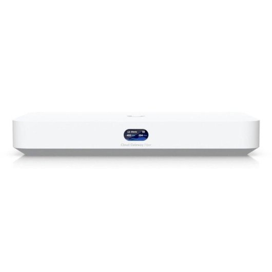 Routeur Ubiquiti UCG-Fiber Fibre 10Gbps ARM Cortex PoE LCM Blanc