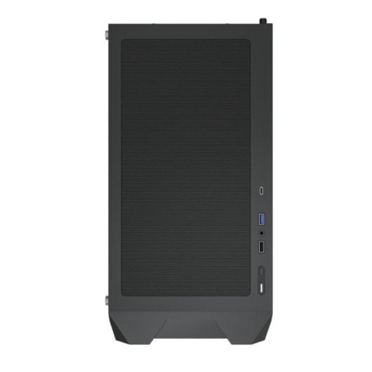 Yeyian VAULT YCM-APVAU-G1 ATX-Gaming-PC-Gehäuse, gehärtetes Glas, schwarzer Stahl, 4 Lüfter