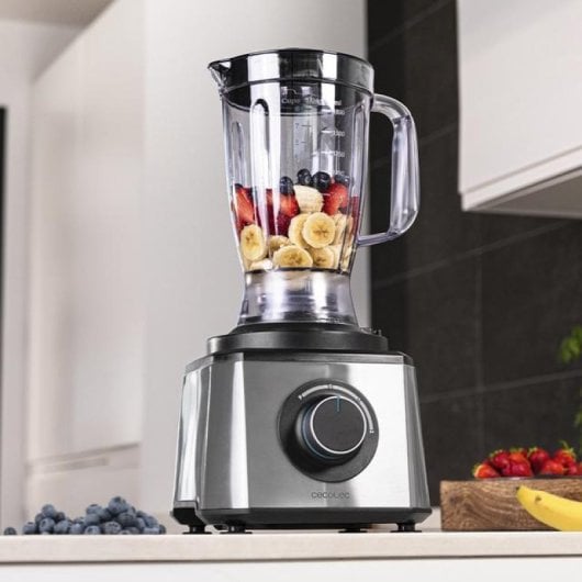 Cecotec Paprika 2000 Procesador de Alimentos 2 Velocidades 3.5L 2000 W Acero Inoxidable