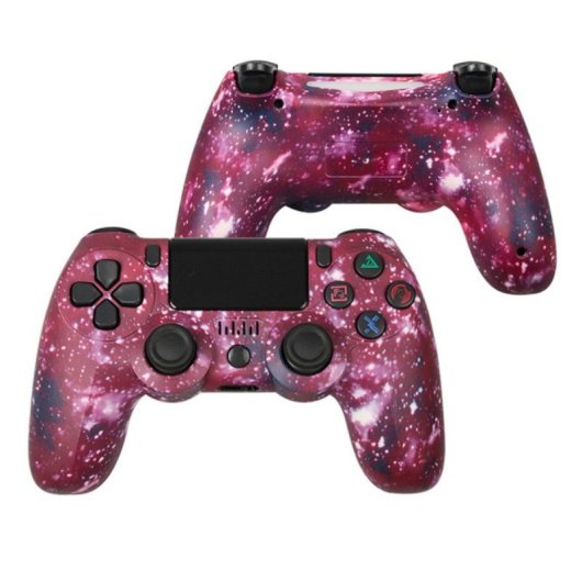 Kinsi Mando inalámbrico Bluetooth Compatible PS4/PC/PS3/PS2 Doble Vibración 600mAh Antideslizante Estelar