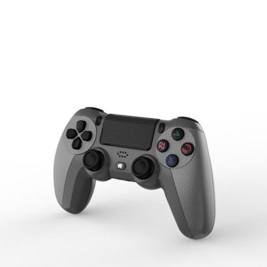 Kinsi Mando inalámbrico Bluetooth compatible PS4 batería 600mAh vibración doble motor antideslizante Gris