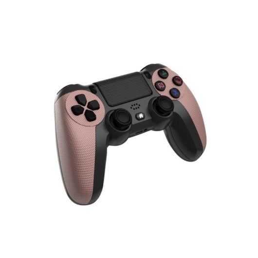 Kinsi Joystick inalámbrico Bluetooth Compatible PS4 Vibración Dual Batería 600mAh Antideslizante Negro/Bronce