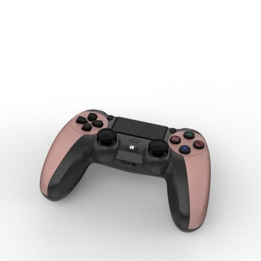 Kinsi Joystick inalámbrico Bluetooth Compatible PS4 Vibración Dual Batería 600mAh Antideslizante Negro/Bronce