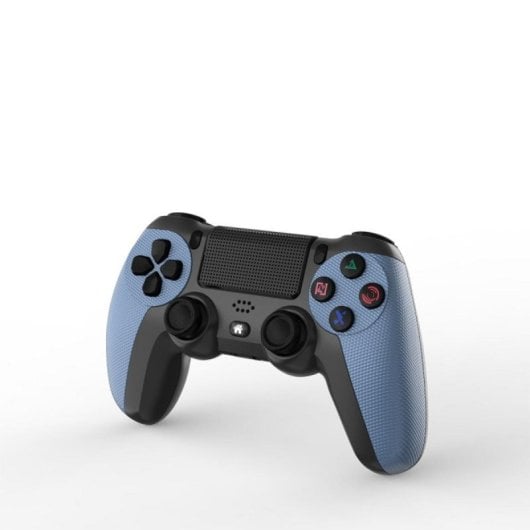 Kinsi Mando inalámbrico para PS4 Bluetooth Batería 600mAh Vibración Dual Ergonomía Antideslizante Negro/Azul