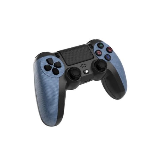 Kinsi Mando inalámbrico para PS4 Bluetooth Batería 600mAh Vibración Dual Ergonomía Antideslizante Negro/Azul