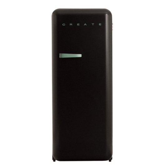 Create Frigorífico Una Puerta Retro 281L 150cm R600a Negro/Verde D
