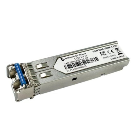 Grandstream F-SM1310-20KM-1.25G SFP 1,25 Gbit/s LC Duplex 20 km Singlemode-Glasfaser-Transceiver