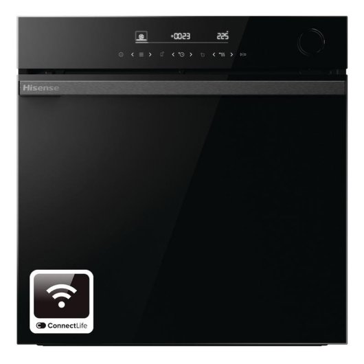 Forno Multifunções Hisense BSA66346PBGUKWIFI Pirolítico 77L 60cm A+ AirFry WiFi Preto
