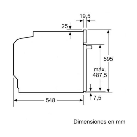 Horno Balay 3HA5178N6 71L Clase A Multifunción Hidrolítico Negro 2800W