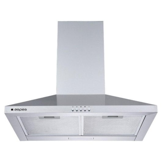 Campana Aspes ACPP600A1IX Inox 520 m³/h Inverter 60cm LED Clase A+ Doble Tiro
