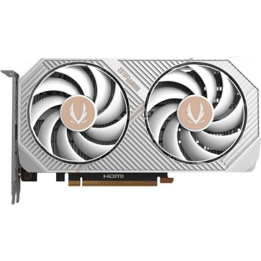Carte Graphique Zotac GeForce RTX 5050 Twin Edge OC White 8GB GDDR6 Reflex 2 RTX AI DLSS4