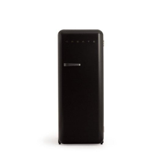 Create Frigorífico Una Puerta Retro 281L R600a Eco Friendly Negro D