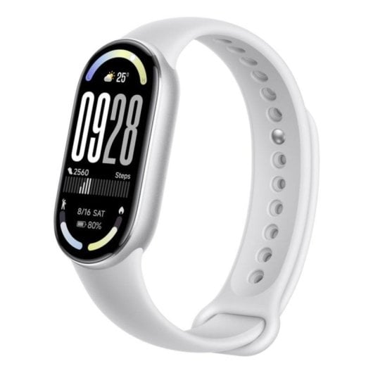 Pulsera de actividad Xiaomi Smart Band 10 AMOLED 1,72" 233mAh 5ATM Plata/Rosa Bluetooth 5.4