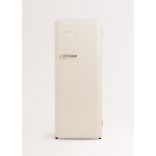 Create Frigorífico Una Puerta Retro 281L 150cm ECO Friendly R600a Beige D