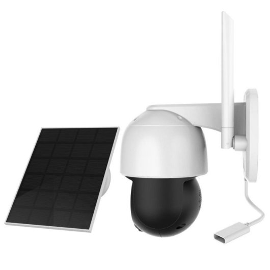 Foscam B4 WiFi 2K Outdoor Solar Akku PIR Farb Nachtsicht IP65 Überwachungskamera