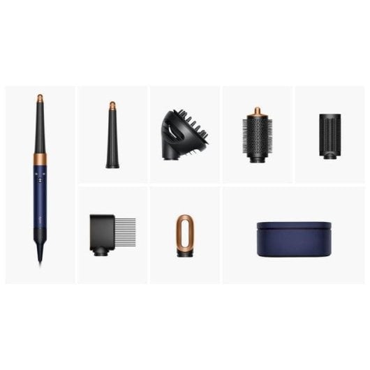 Moldeador Multifunción y Secador Dyson Airwrap i.d.™ - Ondulado + Rizado 1300W Con Accesorios Púrpura Reacondicionado