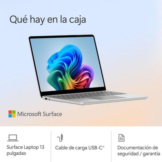 Microsoft Surface Laptop Copilot+ PC Snapdragon X Plus 16 GB 512 GB 13'' Touch Platinum