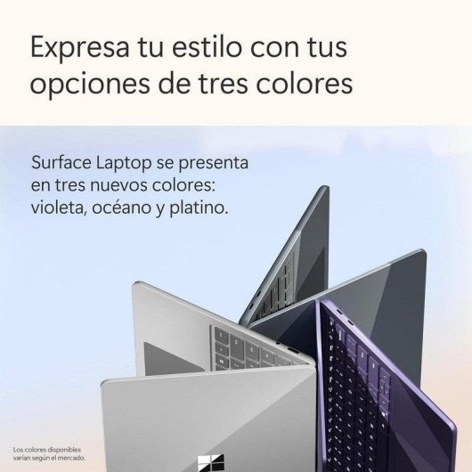 Portátil Microsoft Surface Laptop 13" Snapdragon X Plus 16GB 512GB SSD Windows 11 Táctil Platino