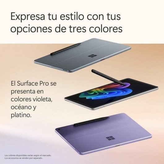 Portátil Microsoft Surface Pro 12" Snapdragon X Plus 16GB 512GB Adreno Windows 11