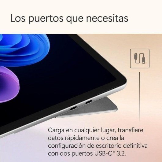Portátil Microsoft Surface Pro 12" Snapdragon X Plus 16GB 512GB Adreno Windows 11