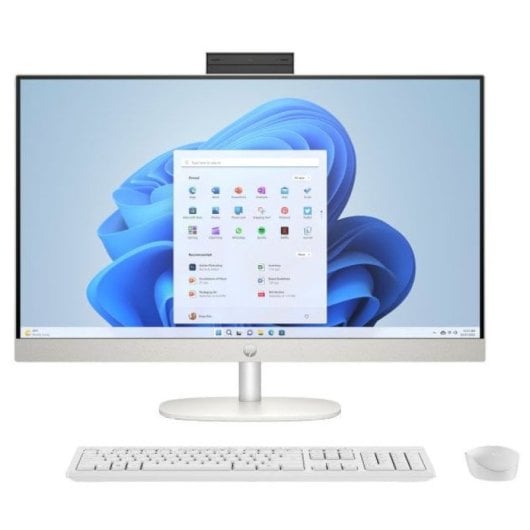 HP All-in-One HP 27-cr0081ns Intel Core i5-1335U 16GB 1TB SSD Touch Full HD Blanco