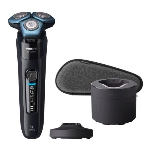 Rasoir Visage Philips Shaver Series 7000 S7783/55 Sans Fil 60min Sec et Humide 3 Têtes