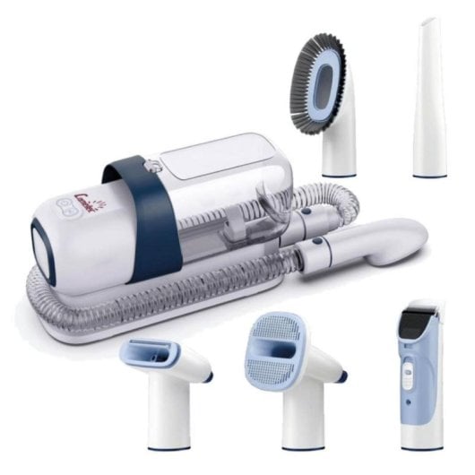 Peine de aseo Comelec SM7569 3 niveles de succión 5 accesorios Azul Blanco muy silencioso