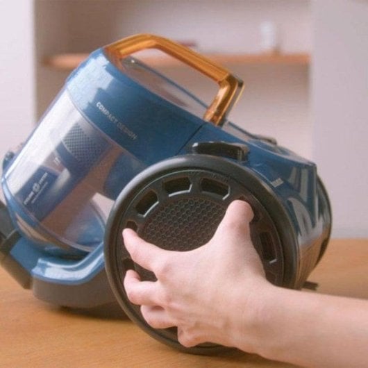 Beutelloser Staubsauger Taurus Homeland Cyclone 800W 18 kPa HEPA 2L Schwarz Blau Allergiker