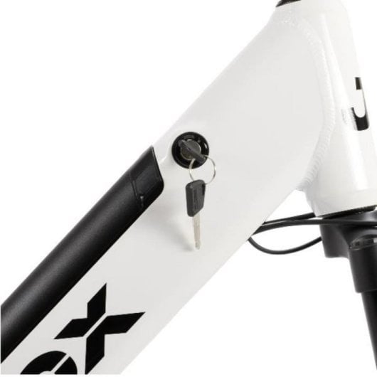 Bicicleta eléctrica Nilox NXEBJ7WH 250W 80km autonomía 13Ah Blanco LCD Shimano aluminio