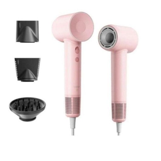Secador Laifen SE Rosa Claro 105,000rpm Motor Brushless 200 Millones Iones 59dB LED